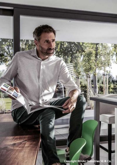 Farbige Kunststofffenster mit dem Kaleido Paint-Programm